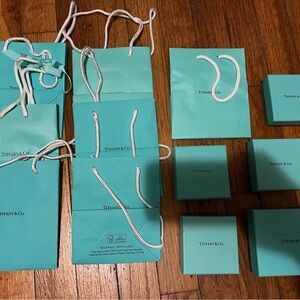 Tiffany & Co. Blue Gift Bags and Boxes
